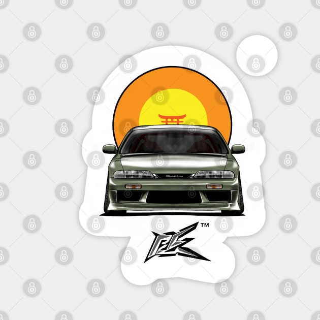 nissan silvia s14 zenki Magnet by naquash