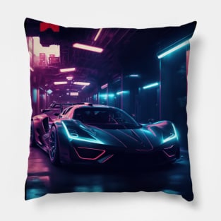 Underground Velocity Sports Car Pillow