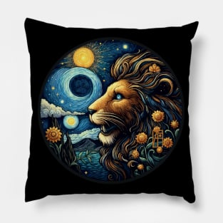 ZODIAC Leo - Astrological LEO - LEO - ZODIAC sign - Van Gogh style - 26 Pillow