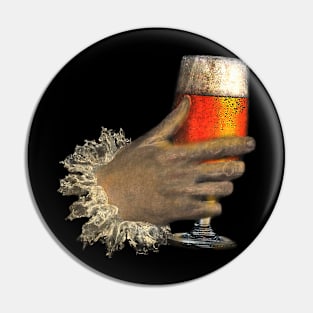 Hand & Beer Pin