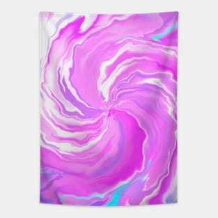 Ice Cream Swirl Pastel Pink Tapestry