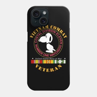 Vietnam Cbt Vet - Coastal Div 11 - Number 1 Watchdog Blk w SVC Phone Case