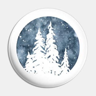 Night sky silhouettes Pin