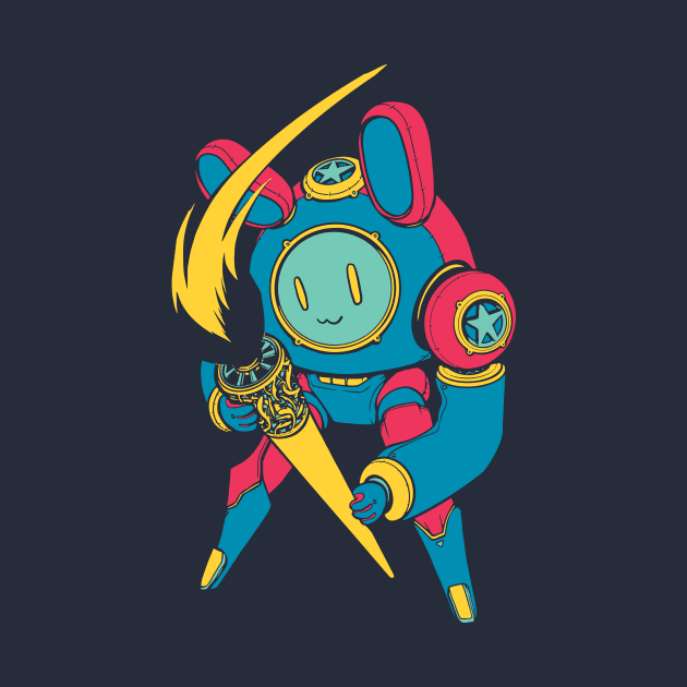 Bunny Bot - Superhero by banditotees