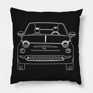 Fiat 500 RIVA - Cute Italian Fiat 500 Pillow