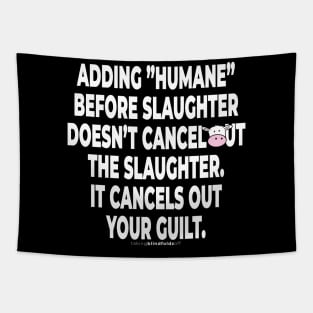 Vegan Activist Graphics #takingblindfoldsoff 32 Tapestry