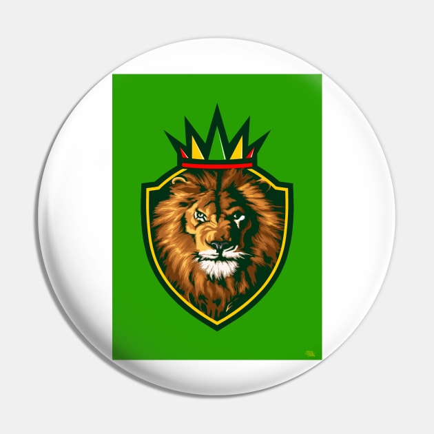 REGGAE LION Pin by MIAMIKAOS