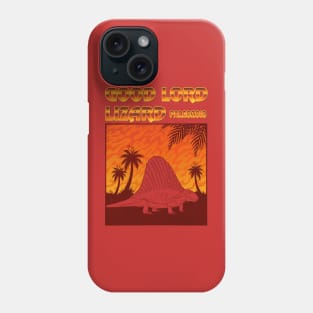 Good Lord Lizard: Paleozoic - Retro Dimetro Fire Phone Case