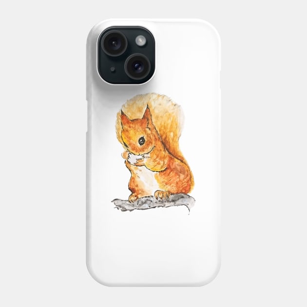 Squirrel Nutkin Peter Rabbit  Beatrix Potter Phone Case by colorandcolor