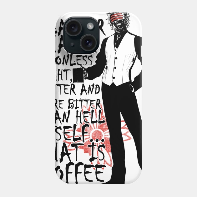 Dark fragrance of coffee Phone Case by Potaaties