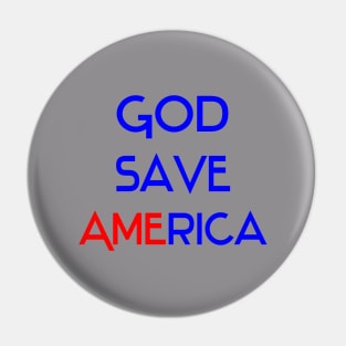 God save america Pin