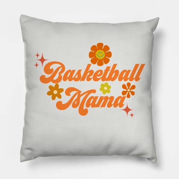 Basketball Mama - 70s style Pillow by Deardarling
