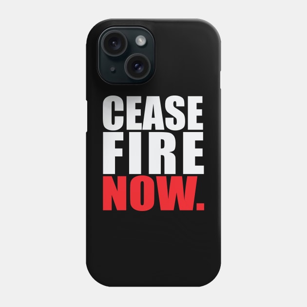 Ceasefire Now Phone Case by brewok123