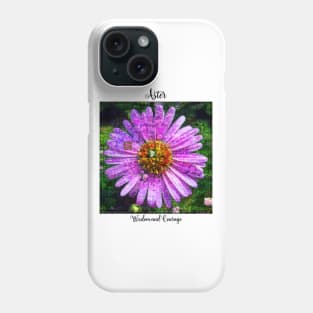 Aster Birth Month Flower September Phone Case