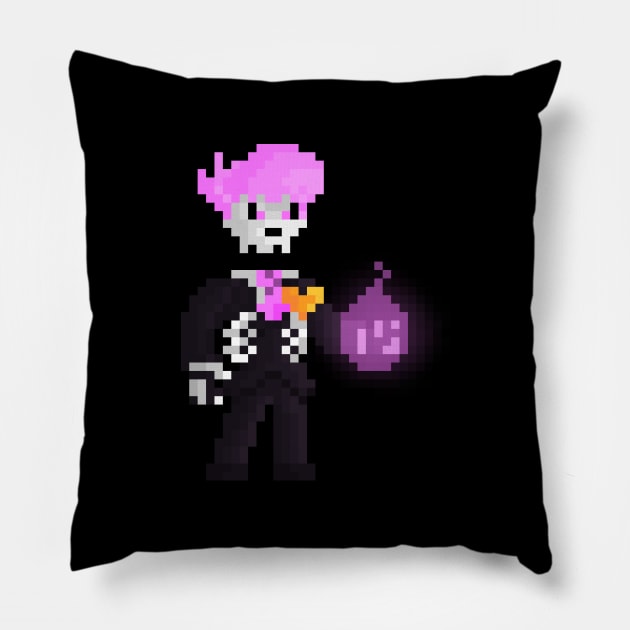 Pixel Lewis ghost Pillow by namdecent