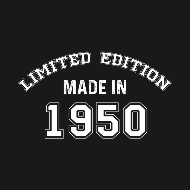 Limited edition made in 1950 by quotesTshirts