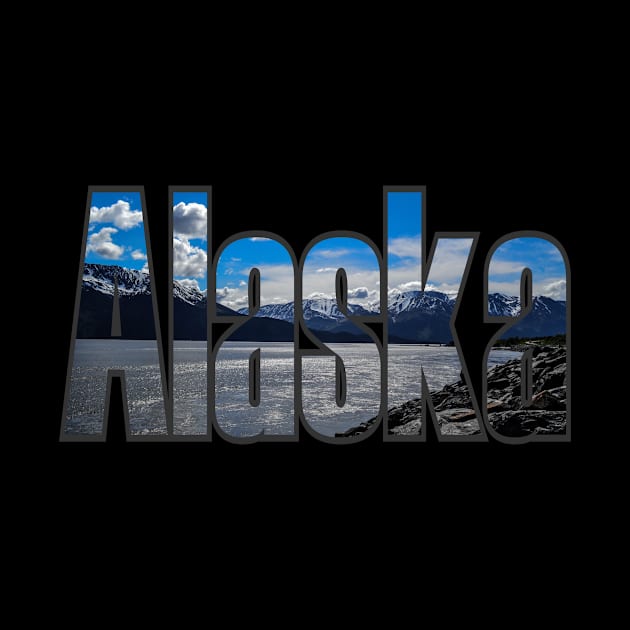 Alaska Scenery In Letters by Fishinghawk Designes