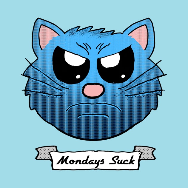 Mondays Suck Cat by Eric03091978