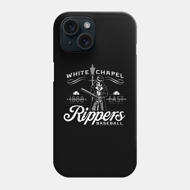 White Chapel Rippers Phone Case by MindsparkCreative