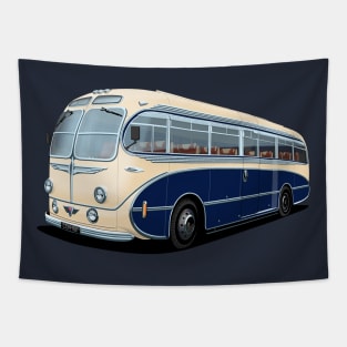 1952 AEC Regal Coach in white and blue Tapestry