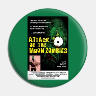 "Attack of the Moon Zombies" poster Pin