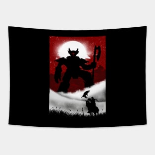 The Lonely Warrior Tapestry