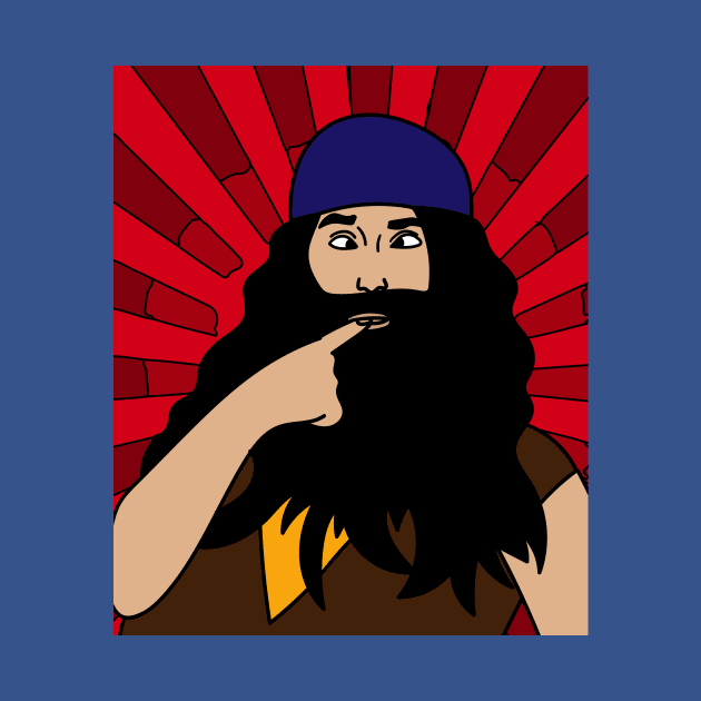 Crazy Long Beard Hipster by flofin