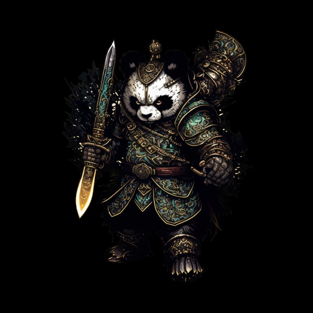 Panda Ancient Warrior by moonister