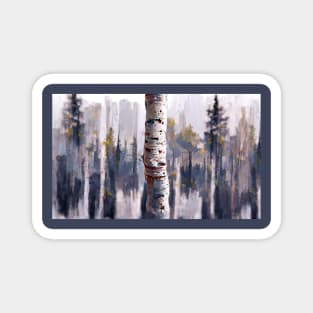 Birch Forest Magnet