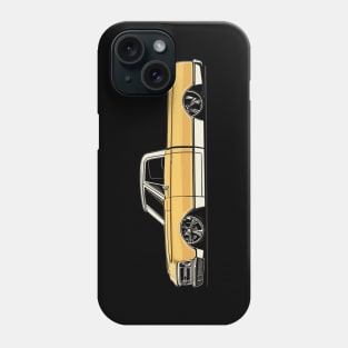 Yellow chevy hotrod Phone Case