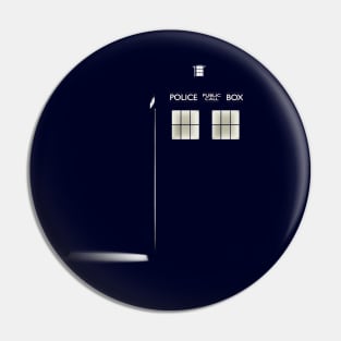 Subtle TARDIS Pin