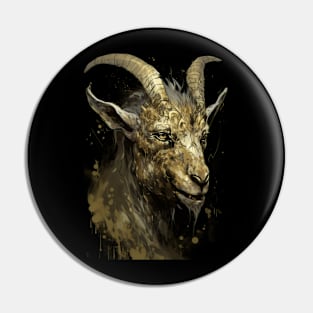 Infernal Horns - Devil Goat Majesty Pin