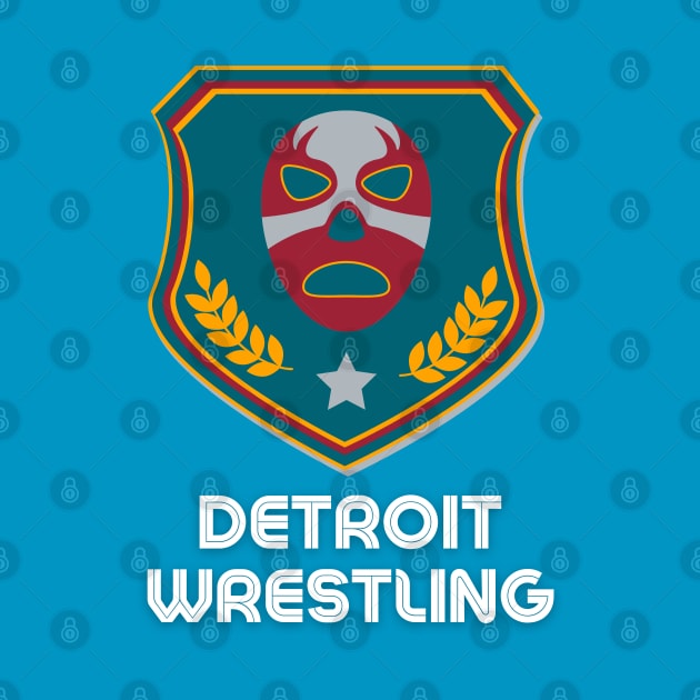 Detroit Wrestling "A Dark Era Turquoise" by DDT Shirts