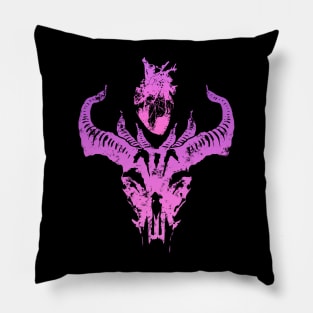 Devil and Heart - Pink Pillow