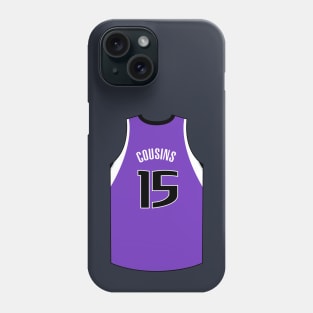 Demarcus Cousins Sacramento Jersey Qiangy Phone Case