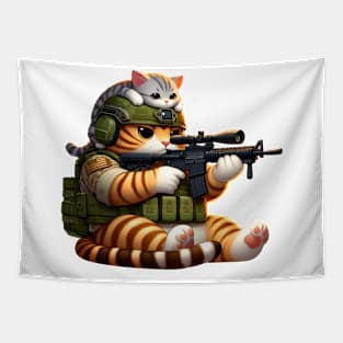 Tactical Tiger Tapestry