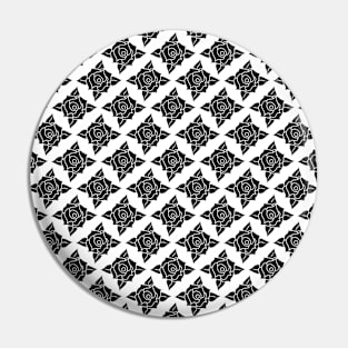 Black and white rose seamless pattern print Pin