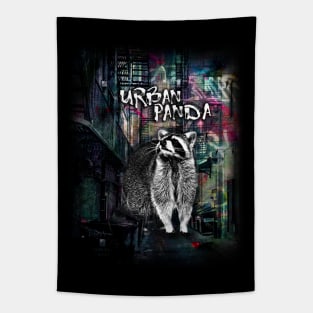 Urban Panda Abstract Tapestry