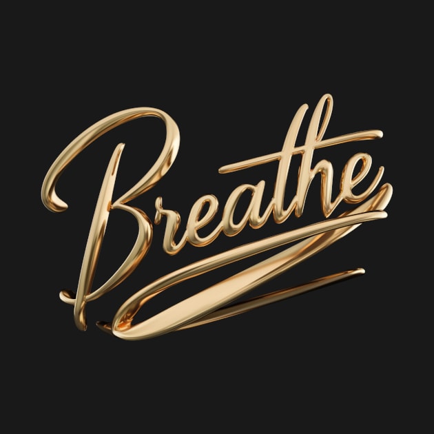 Breathe - Typograohy Graphic Design by ViralAlpha