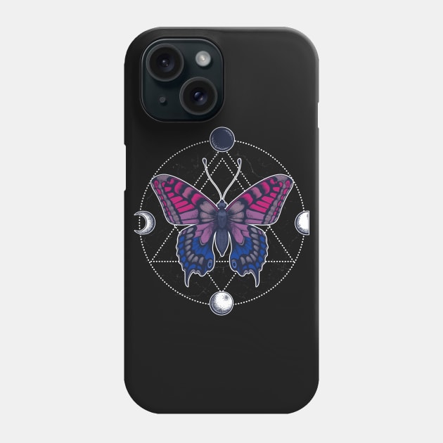 Bisexual Butterfly Phone Case by Psitta