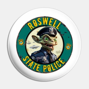 Roswell State UFO Police Department Pin