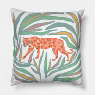 star pattern panther 1 Pillow