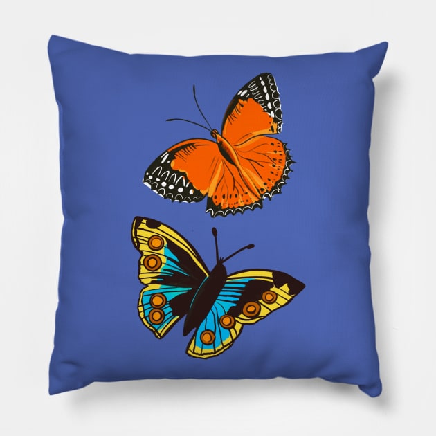 Butterflies Pillow by Mimie20