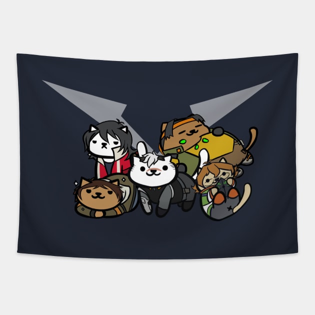 Legendary Catfenders Tapestry by kalgado