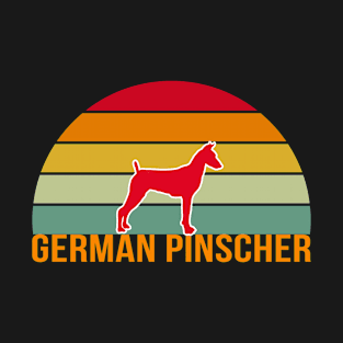 German Pinscher Vintage Silhouette T-Shirt