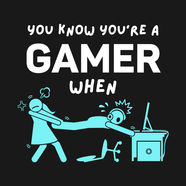 Gamer Funny Gaming Addict Video Games Geek by Foxxy Merch