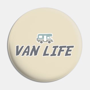 Van Life Nomad Traveler Camping Camper Road Trip Pin