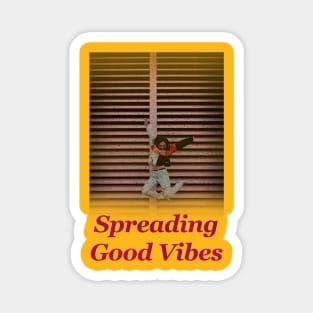 Spread good vibes Yellow Magnet