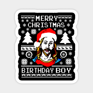 merry christmas birthday boy Magnet