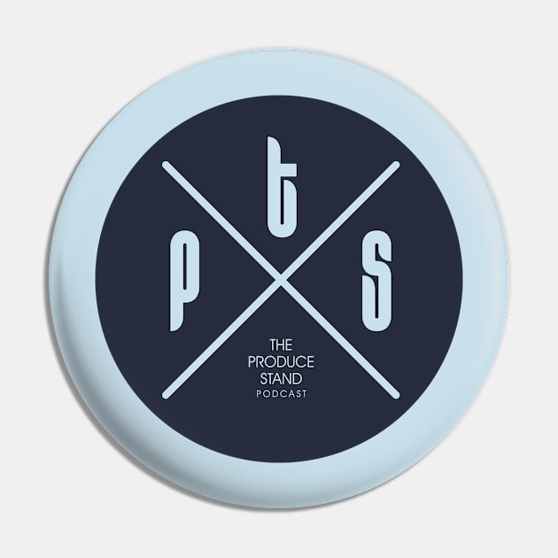 The Produce Stand Podcast patch navy Pin by Produce Stand Podcast